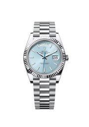 Rolex datejust bleu clair cadran