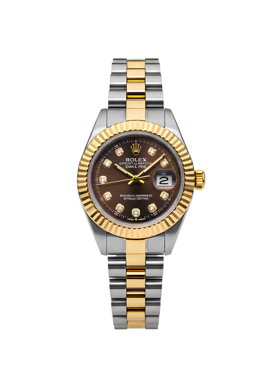 Rolex Lady-Datejust pour Femme Cadran Chocolat