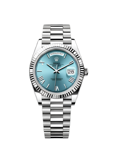 Rolex Day-Date Bleu clair cadran