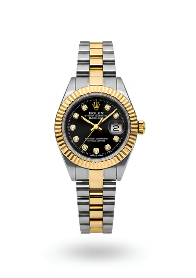 Rolex Lady-Datejust pour Femme Or & Noir
