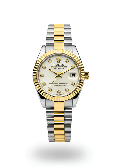 Rolex Lady-Datejust pour Femme Or & Blanc