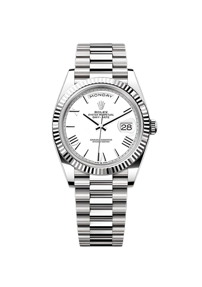 Rolex Day-Date Blanc cadran