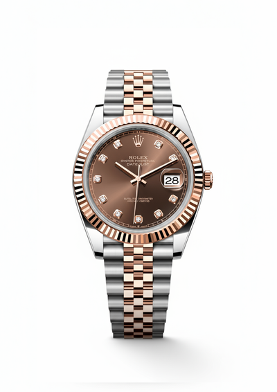Rolex Datejust Everose Gold & Chocolate cadran
