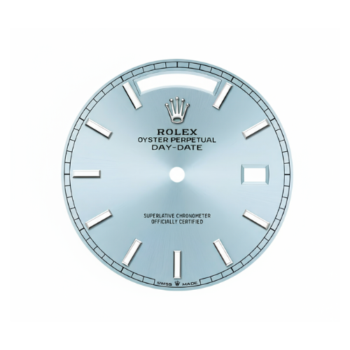 Rolex datejust bleu clair cadran