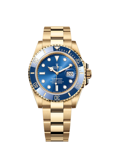 Rolex Submariner Date Or Bleu