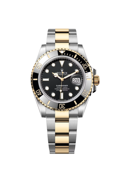 Rolex Submariner Date Or et argent Noir